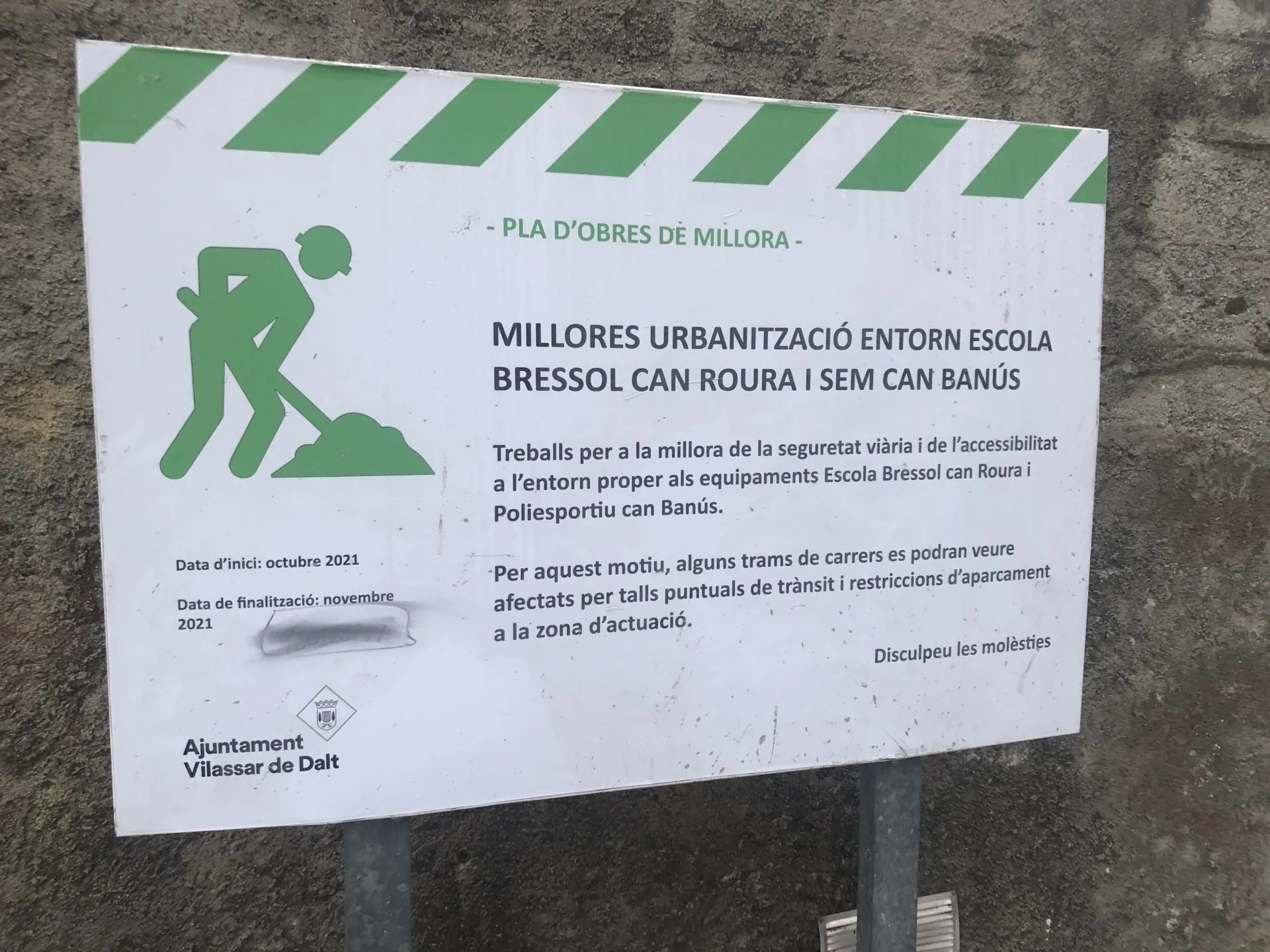 Millores urbanístiques de Can Roura