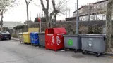 Contenidor de roba usada de la Creu Roja